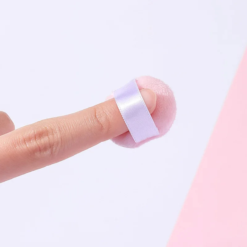 Mini Finger Puff Set | Professional Cosmetic Sponge for Concealer and Foundation