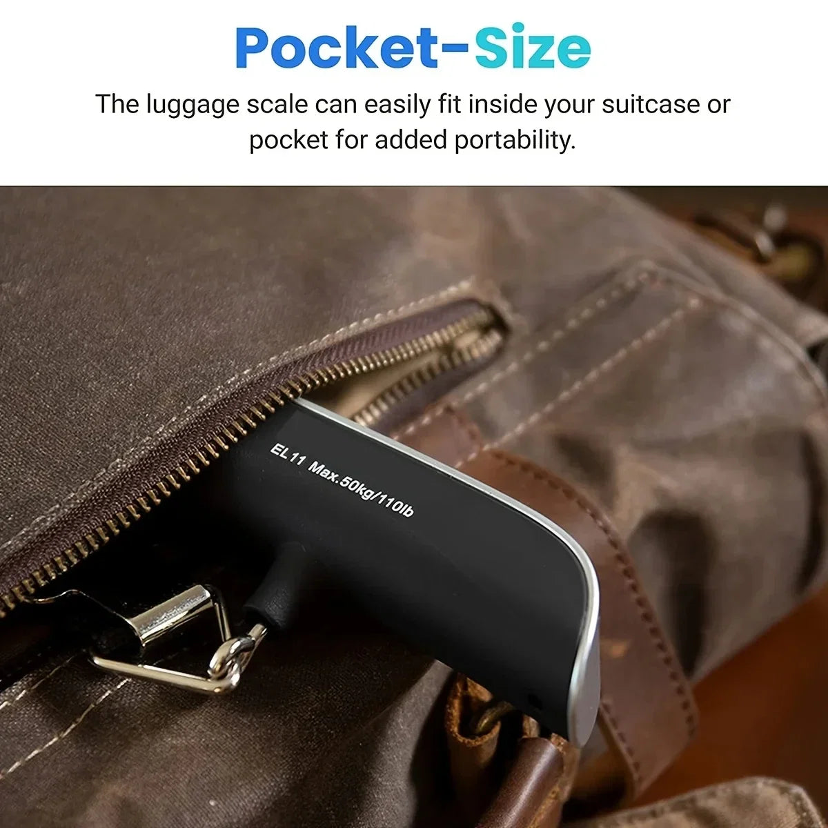 Portable Hanging Luggage Scale | Digital Travel Scale 110lb/50kg