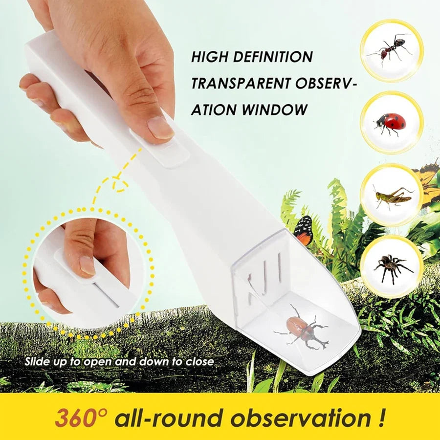 Humane Insect Catcher Viewer | 360° Observation Tool for Kids & Nature Lovers