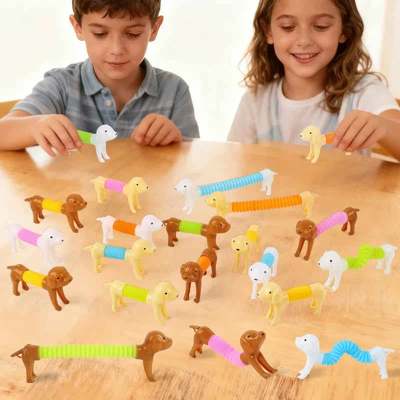 Colorful Stretchable Pop Tubes | 12/24 Pack Party Favors