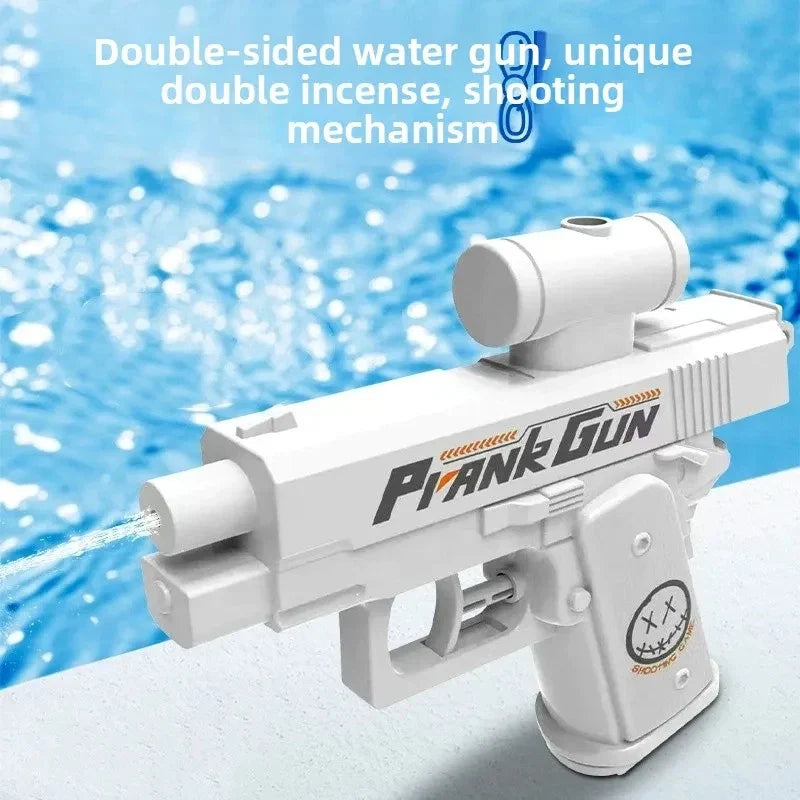 2-Way Reverse Splash Water Gun | Double Directional Prank Toy