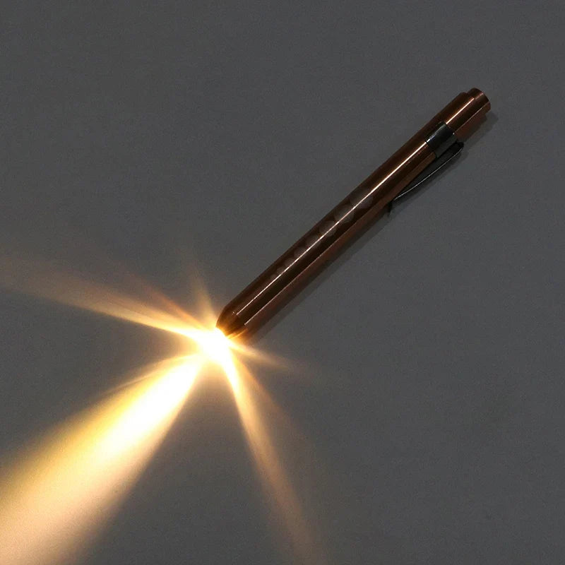 LED Medical Penlight with Pupil Gauge | Reusable Pocket Flashlight for Nurses and Doctors