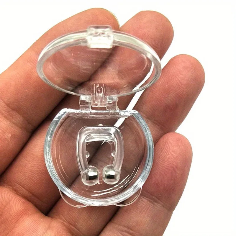 Silicone Magnetic Anti Snoring Nose Clip | Sleep Aid for Snoring Relief