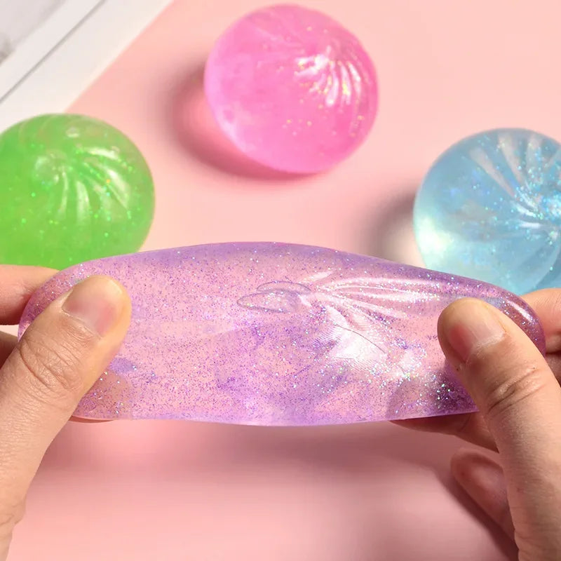 Creative Toy Maltose Steamed Bun | Stress Relief Kneading Toy with Slow Rebound Music