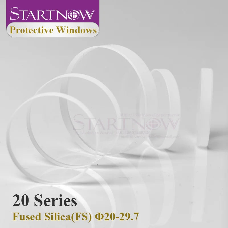 Startnow 1064nm Laser Protective Lens | Fused Silica for Fiber Laser Cutting