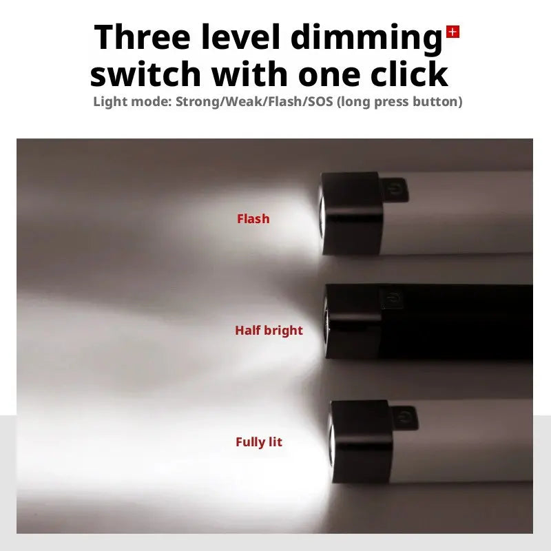 Super Bright LED Flashlight | USB Rechargeable 18650 Torch for Outdoor Use