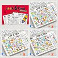 Look and Find Hidden Object Coloring Book | Interactive Seek and Find Activity Workbook for Kids