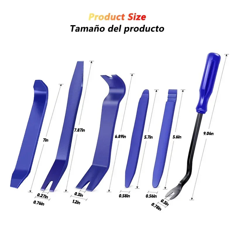 Car Door Clip Removal Tool Kit | Auto Trim Pry Set