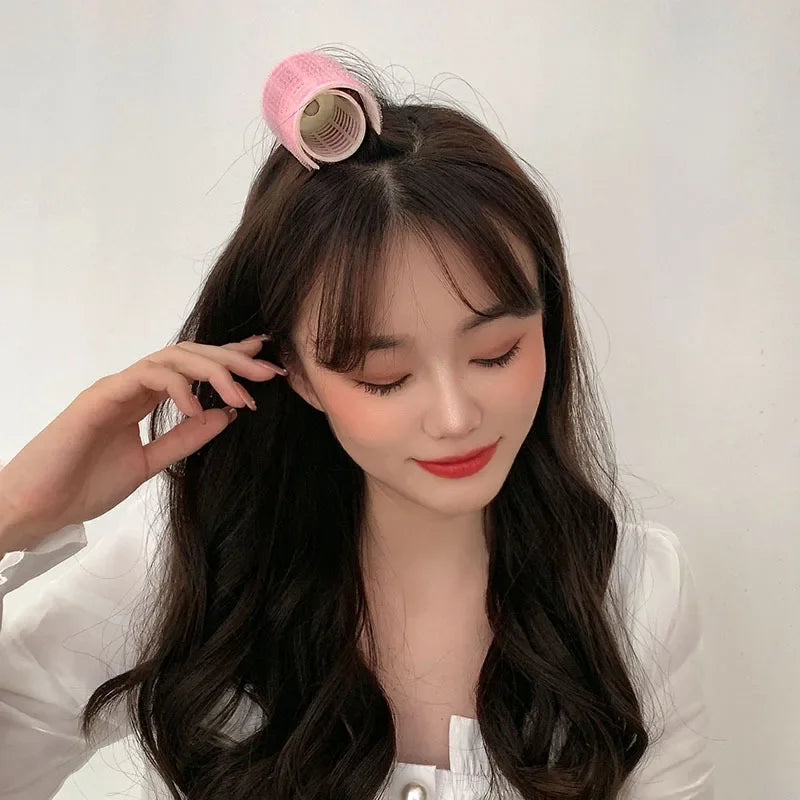 Self-Adhesive Hair Rollers for Curls | Heatless Lazy Hair Curling Tool