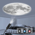 LED Starry Sky Projection Night Light | Three-Color Moon Atmosphere Lamp