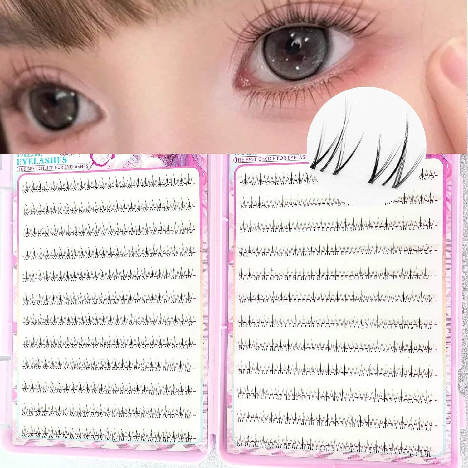 Natural Look Small Flame Lower Eyelashes | Glue-Free Easy Application Beginner Friendly Soft Comfortable Reusable Fake Eyelashes