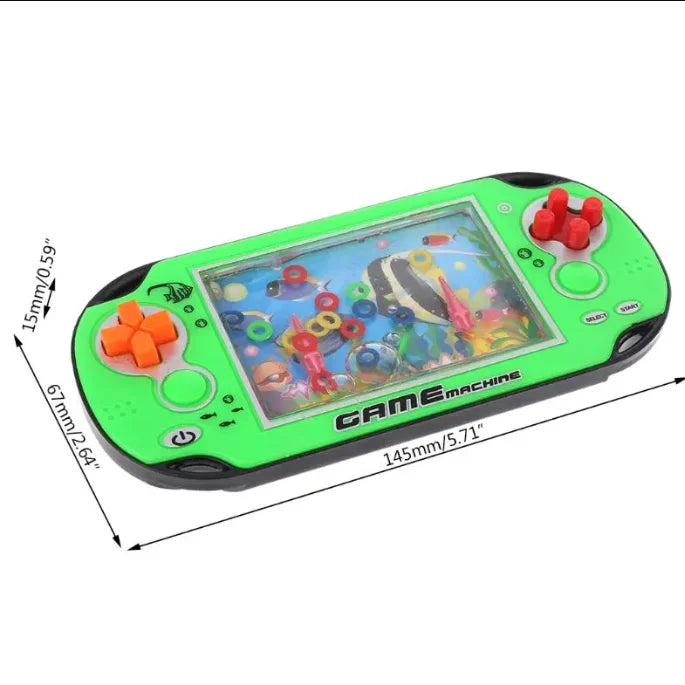 Water Ring Game Machine | Retro Handheld Squeeze Toy for Kids
