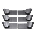 Wall-Mounted Pot Lid Holder Set | 6-Pack Kitchen Organizer