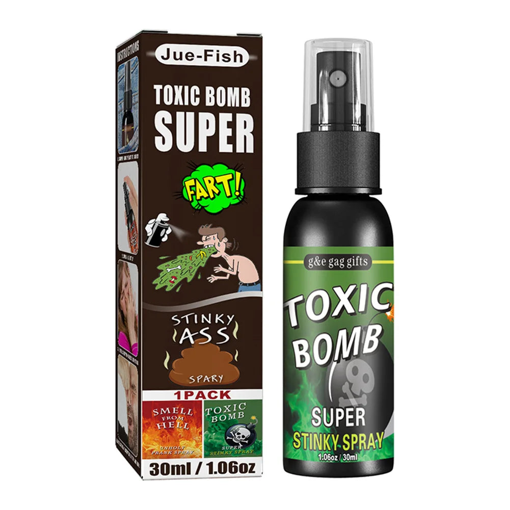 30ml Fart Spray Prank | Non-Toxic Stinky Gag Toy for Halloween Party