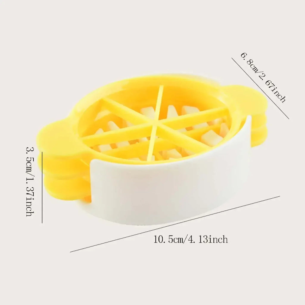 1pc Stainless Steel Egg Slicer | Handheld Multifunction Cutter for Eggs, Mushrooms, and Tomatoes