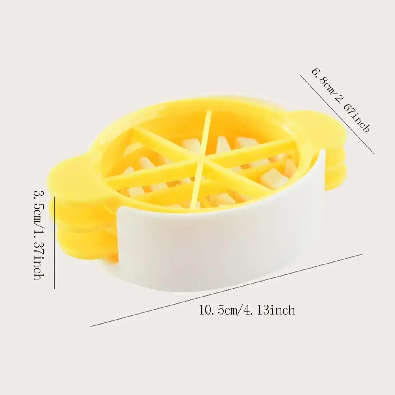 1pc Stainless Steel Egg Slicer | Handheld Multifunction Cutter for Eggs, Mushrooms, and Tomatoes