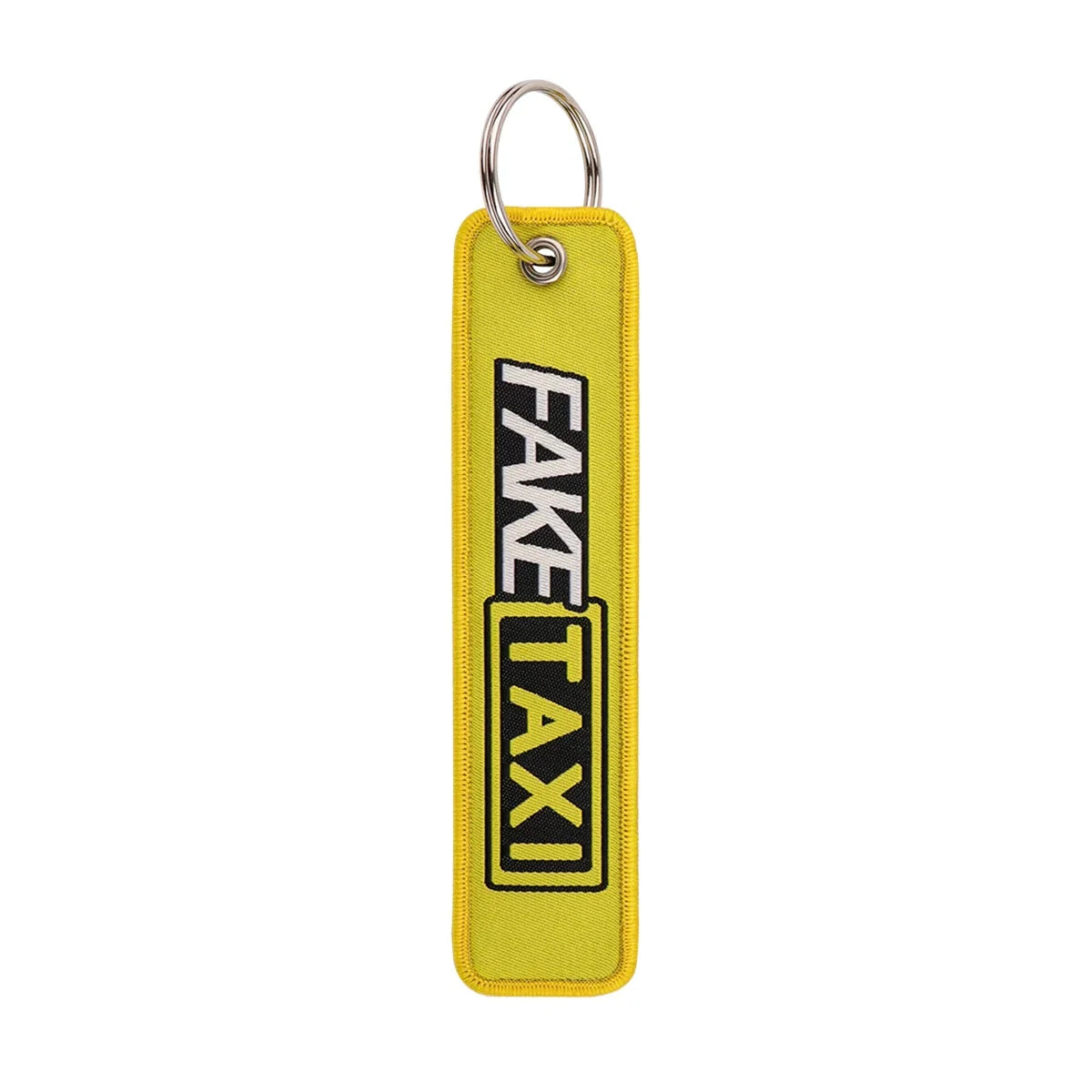 Warning Quotes Embroidery Key Fob | Motorcycle Car Keychain Gift