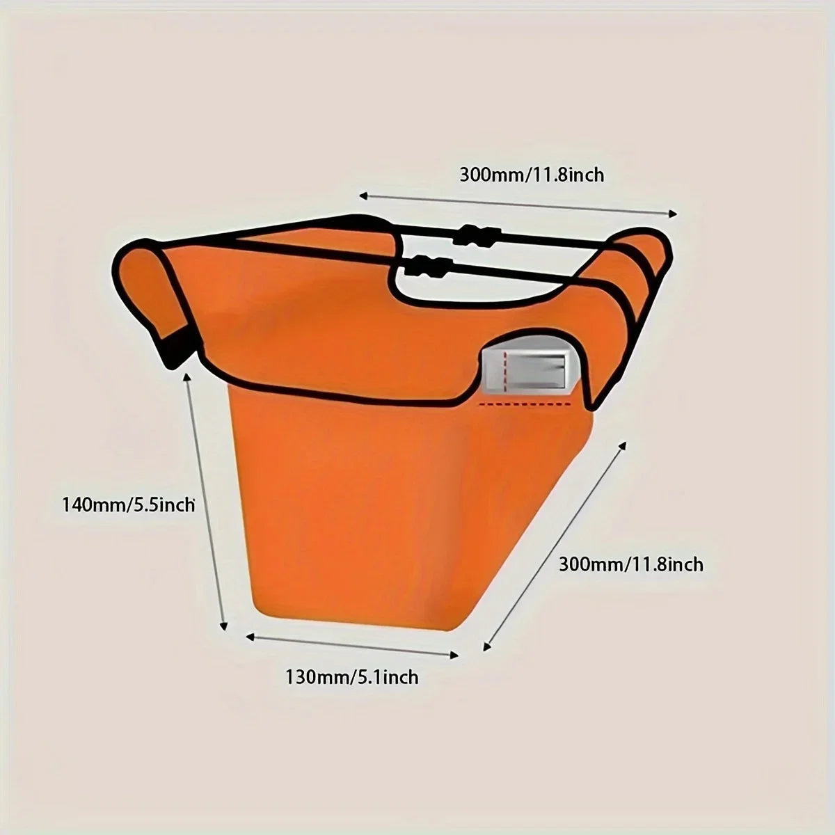 Ladder Multipurpose Tool Pouch | Telescoping Storage Organizer for Hanging