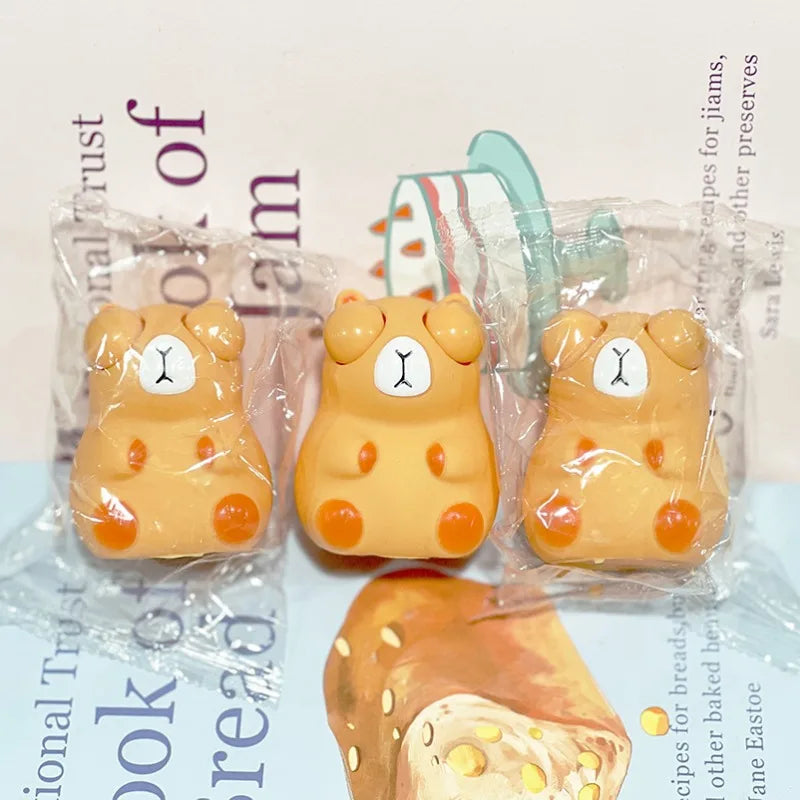 Squishy Stress Relief Toy Pop Eyes Capybara | Cute Kawaii Anxiety Relief Squeeze Toy