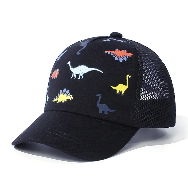 Kids Dinosaur Baseball Cap | Breathable Sun Hat for Baby Boys Girls