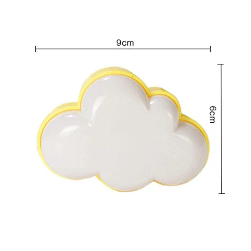LED Smart Motion Sensor Night Light | Plug In Auto On/Off Cloud Lamp for Kids Bedroom