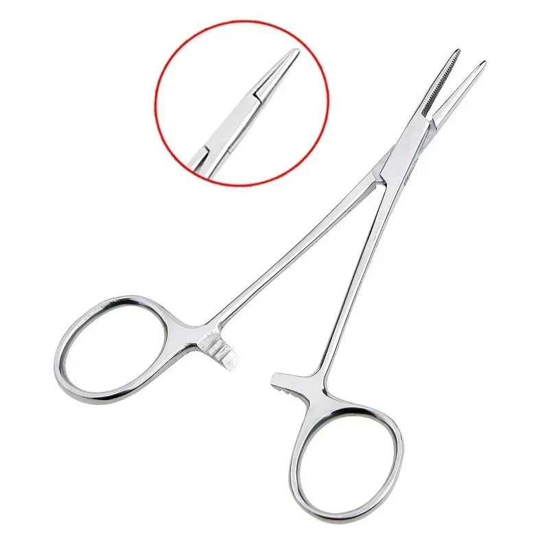 Multifunctional Hemostatic Forceps | Stainless Steel Surgical Clamp for Fishing, Arts & Crafts