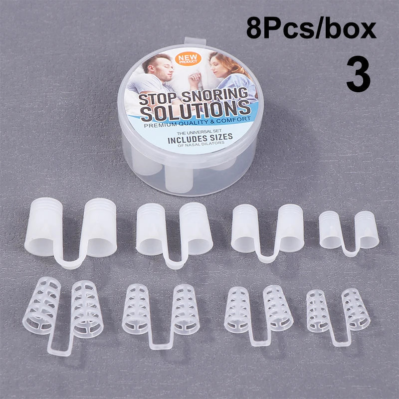 Silicone Anti Snore Nasal Dilators | Professional Sleeping Aid for Snoring Relief