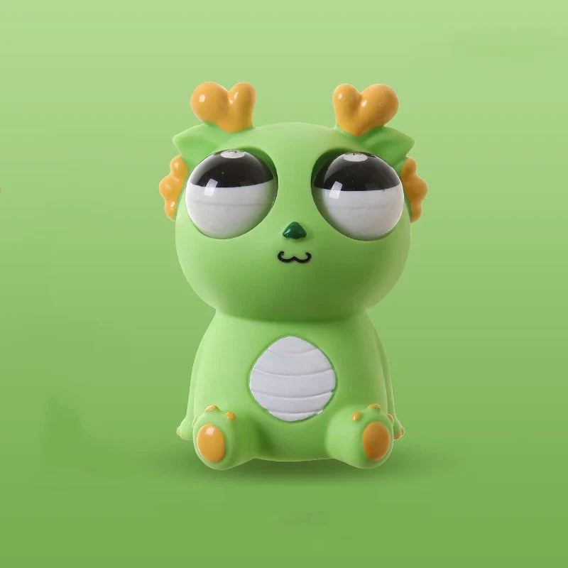 Squeeze-Activated Pop-Up Dragon Toy | Sensory Decompression Stress Relief