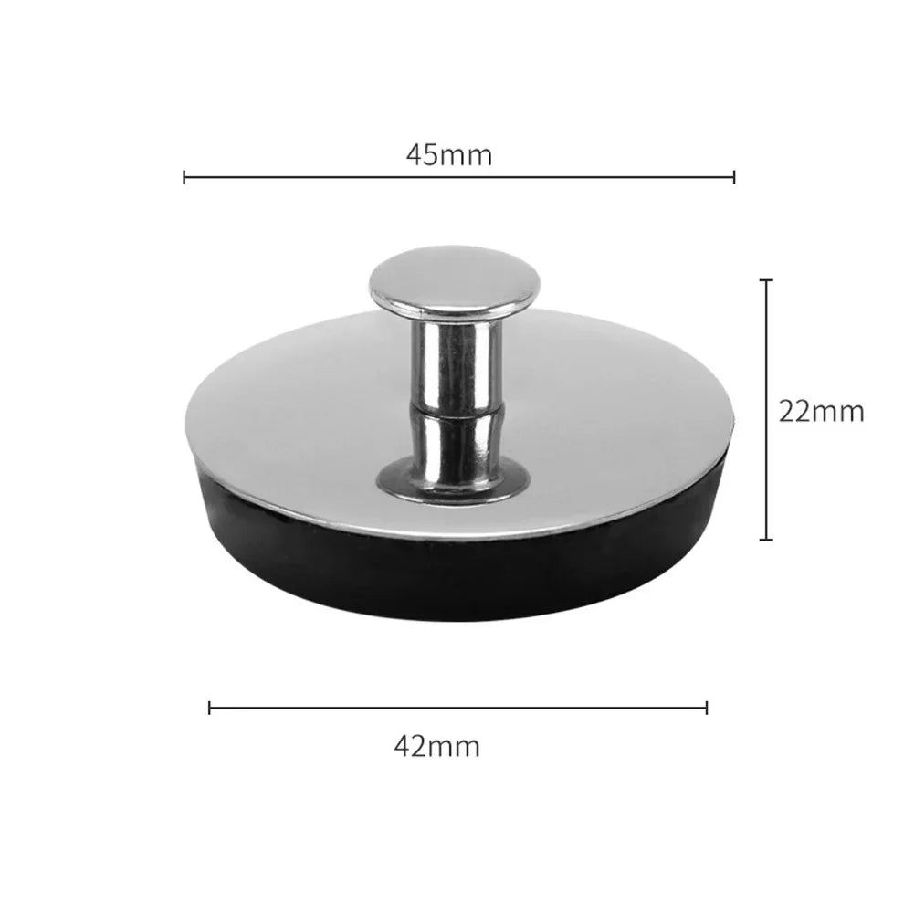 Universal Stainless Steel Sink Plug Drain Stopper | Fits 33-35mm, 43-44mm, 54-55mm Drains