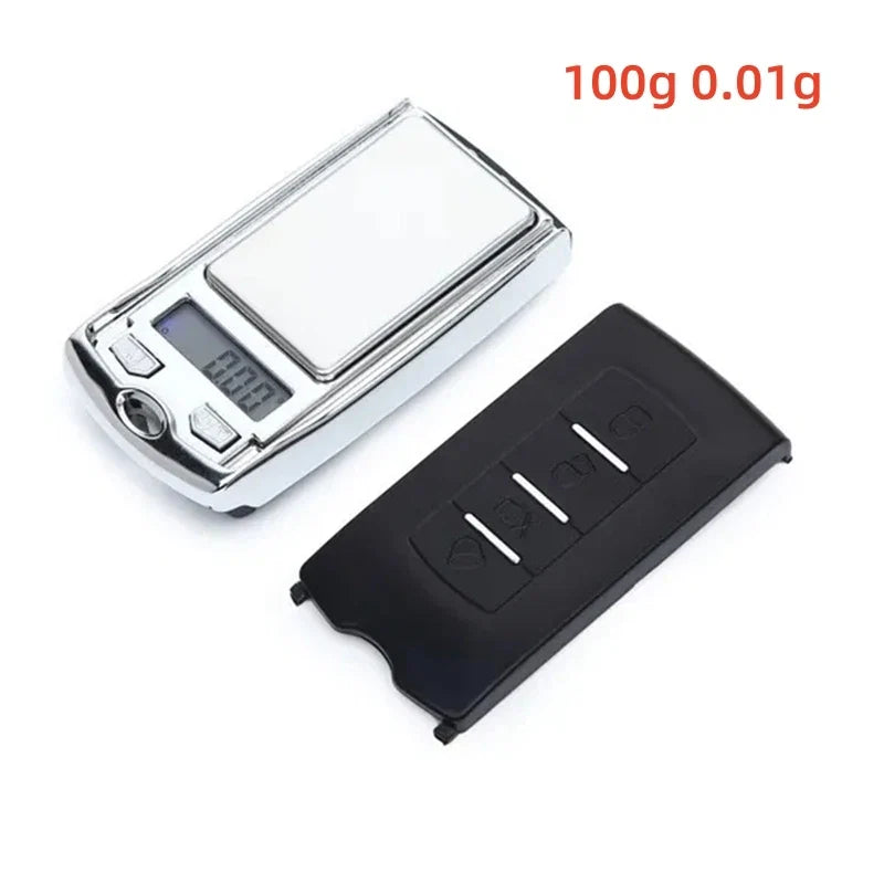 Mini Pocket Digital Scale 100g/200g | Portable Precision Weighing with LCD Backlit Display