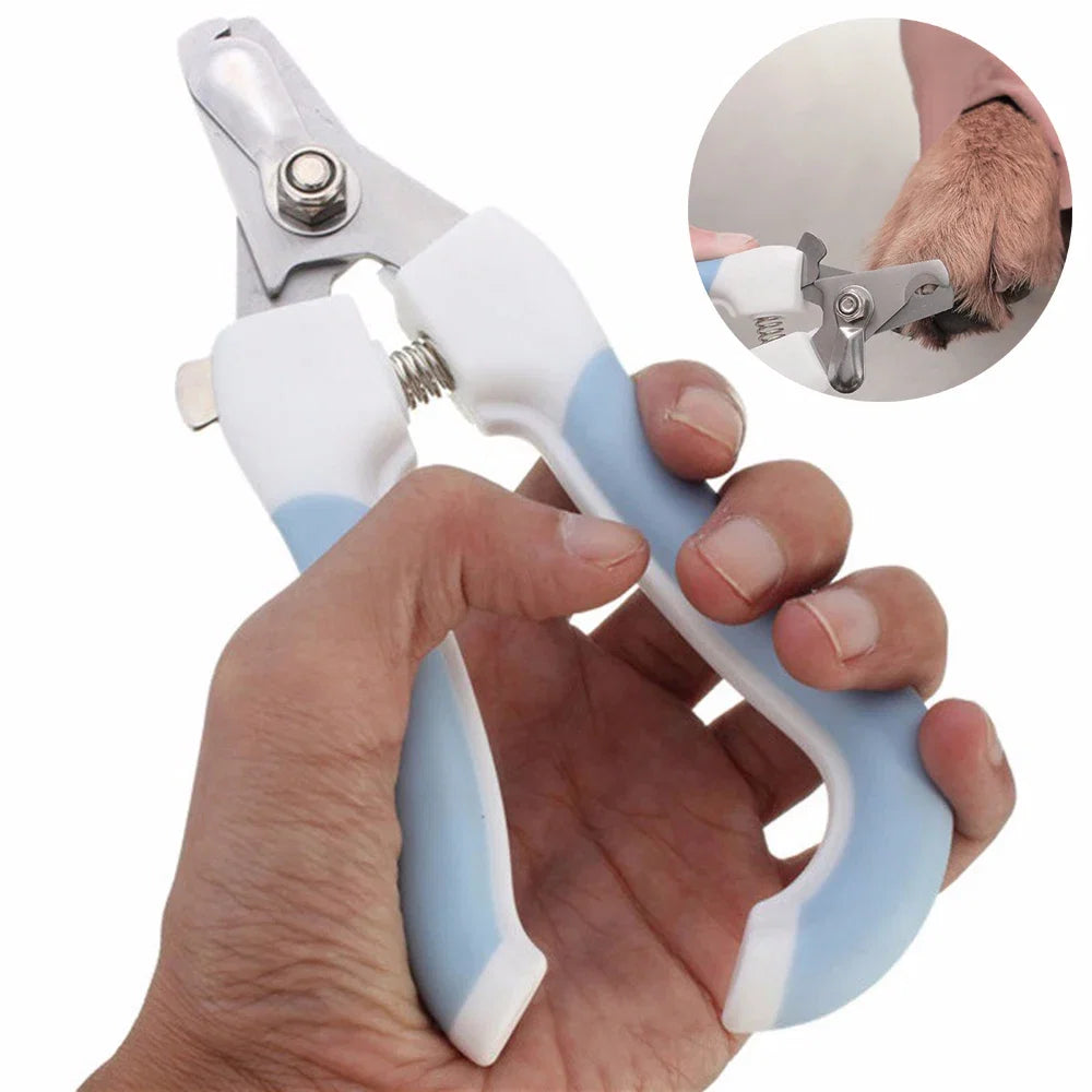 Professional Pet Nail Clippers for Dogs and Cats | Stainless Steel Two-Color Design