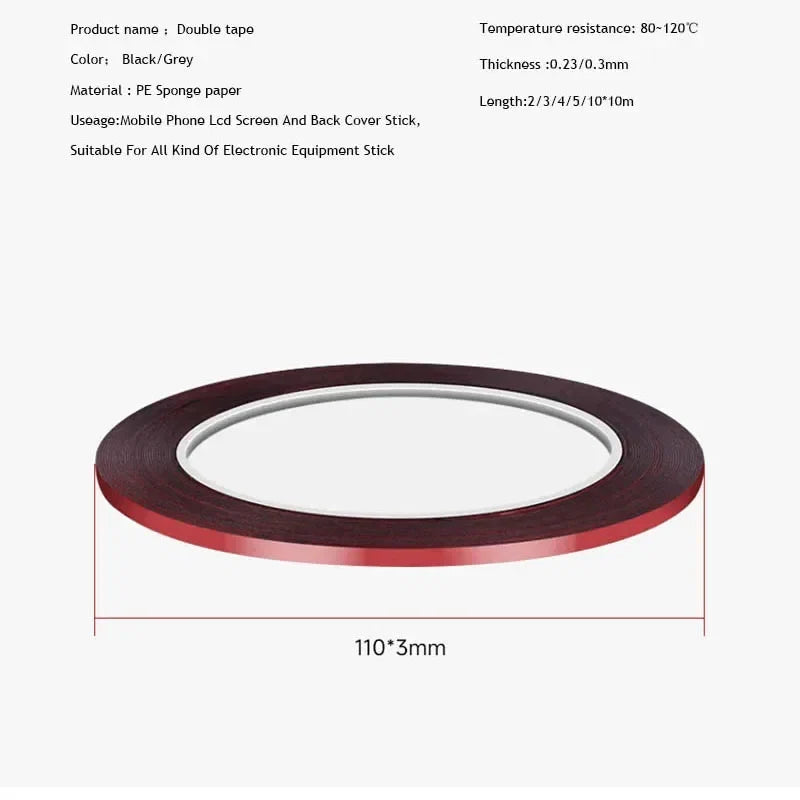 Amaoe Double Sided Adhesive Tape | High Temperature Resistant Sealing Tape for Phone and Tablet Screens