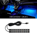 Neon 18 LED Car Interior Ambient Foot Light | USB Auto Atmosphere Decorative Lamp
