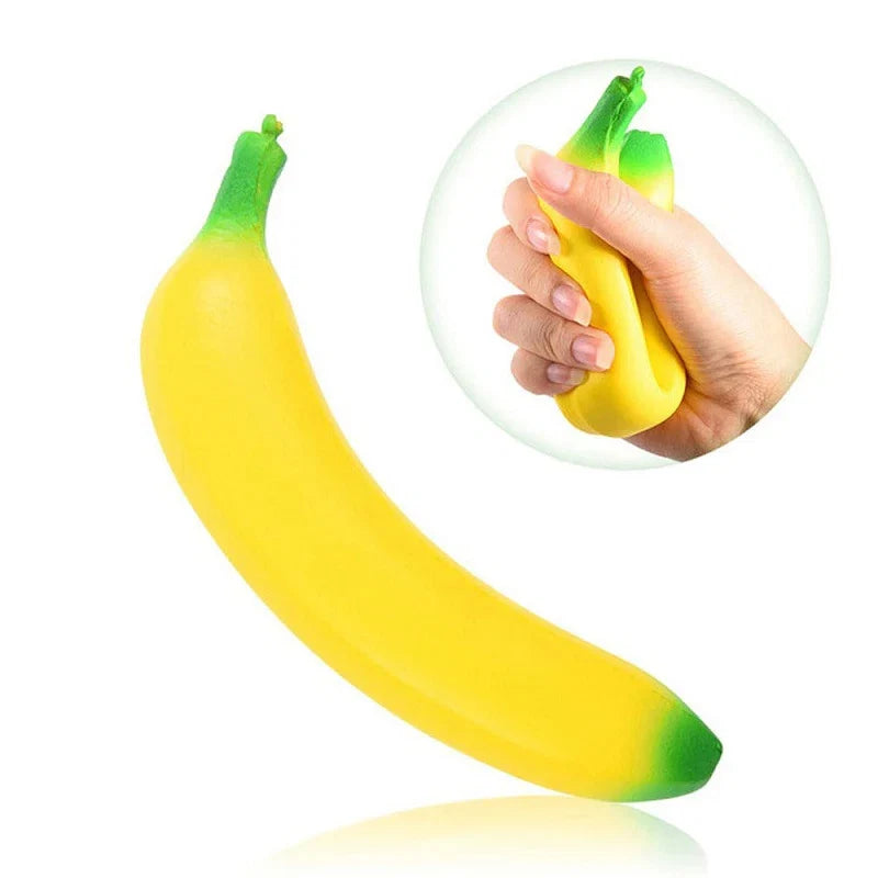 Slow Rising Banana Stress Toy | Squeeze Kneading Decompression Gift