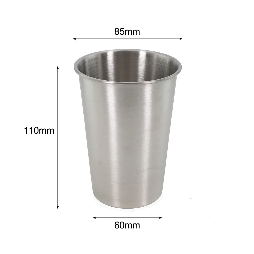 Stainless Steel Beer Cup Set | Durable Mugs for Camping, Coffee, and Whiskey