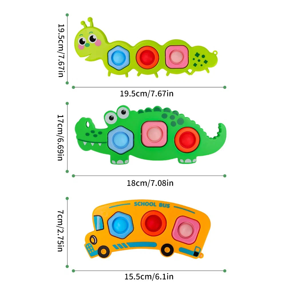 Finger Press Fidget Toys for Kids | Sensory Stress Relief Activity Toy