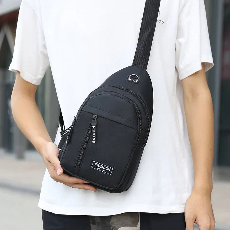 Men's Travel Sling Bag | Multifunctional Crossbody Chest Pack