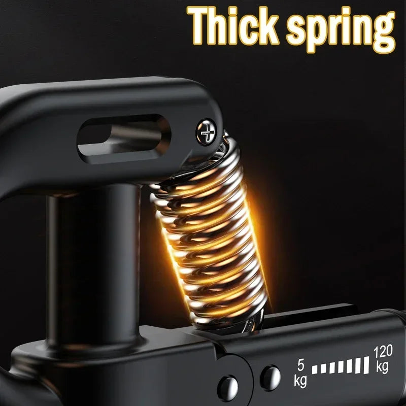 Adjustable Hand Gripper | 5-120 kg Heavy Finger Strengthener for Muscle Recovery