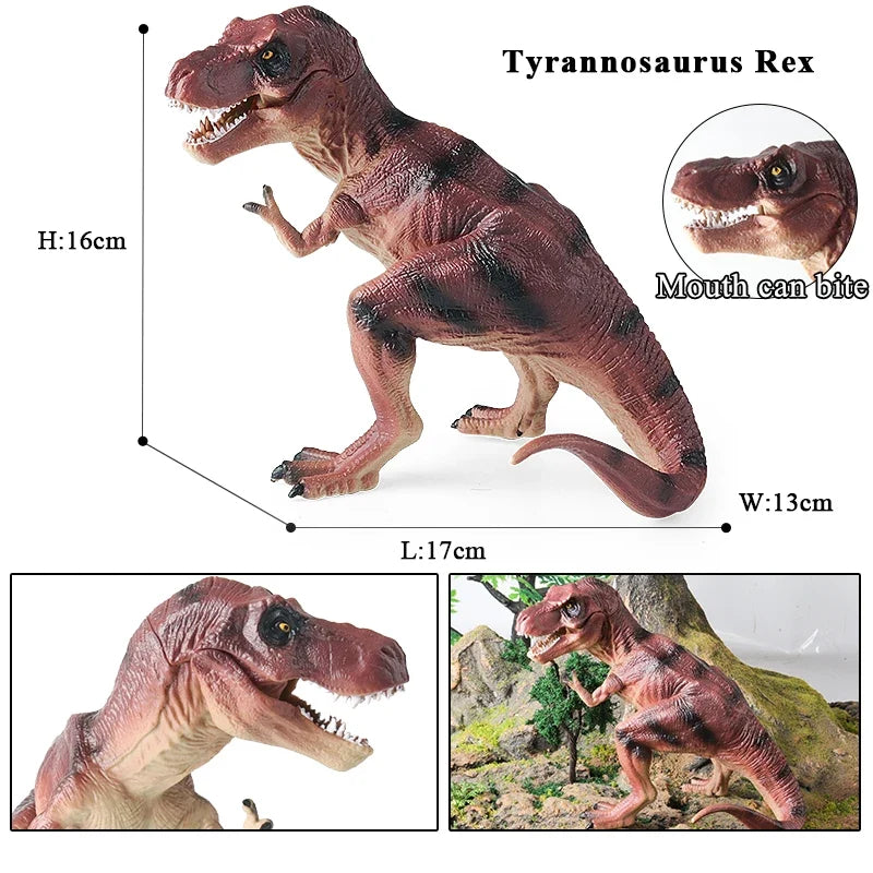Oenux Dinosaurs World Action Figures | Savage Jurassic Indominus Rex Spinosaurus Triceratops Collection