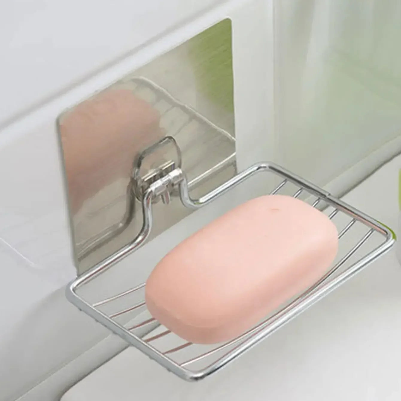 Stainless Steel Soap Rack | Wall Mounted Soap Dish with Drainage Tray