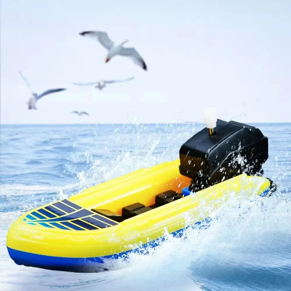 Wind-Up Speed Boat Toy | Floating Bath Toy for Kids