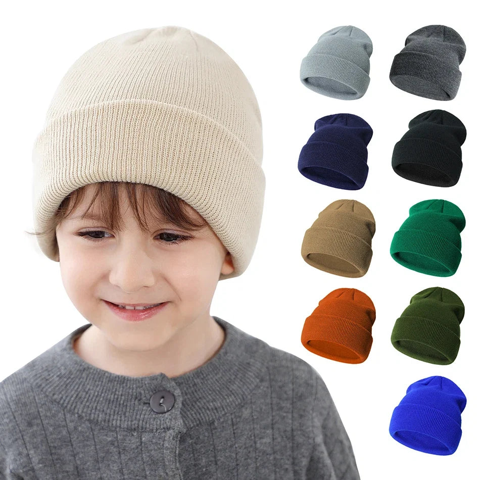 Baby Knit Hat Winter Warm Infant Beanie | Cozy Unisex Pullover Hood