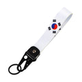 World Flag Car Keychain | Metal Key Ring for Men Women Motorcycle Lanyard