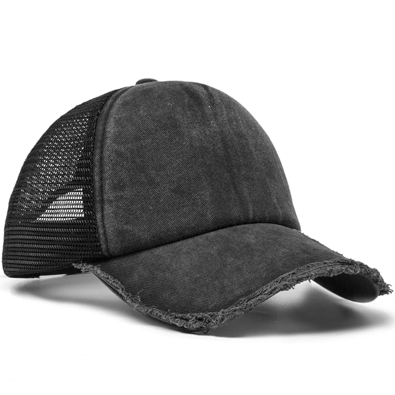 Mesh Baseball Cap for Summer | Lightweight Unisex Snapback Hat