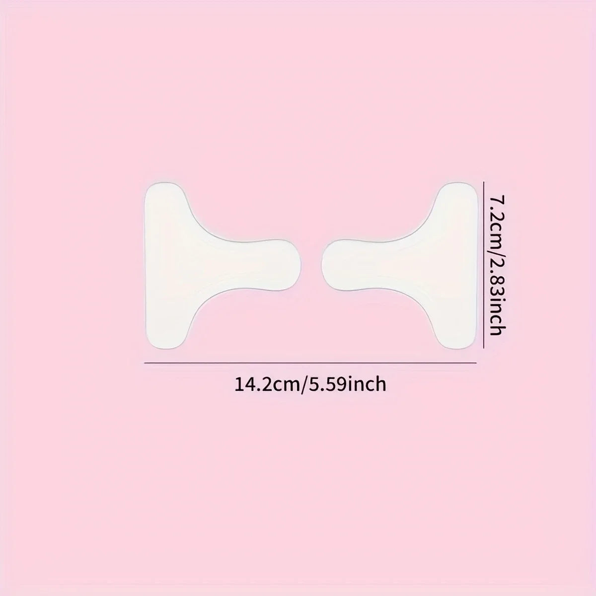 Silicone T-Shaped Eye Patch | Overnight Facial Skincare Tool