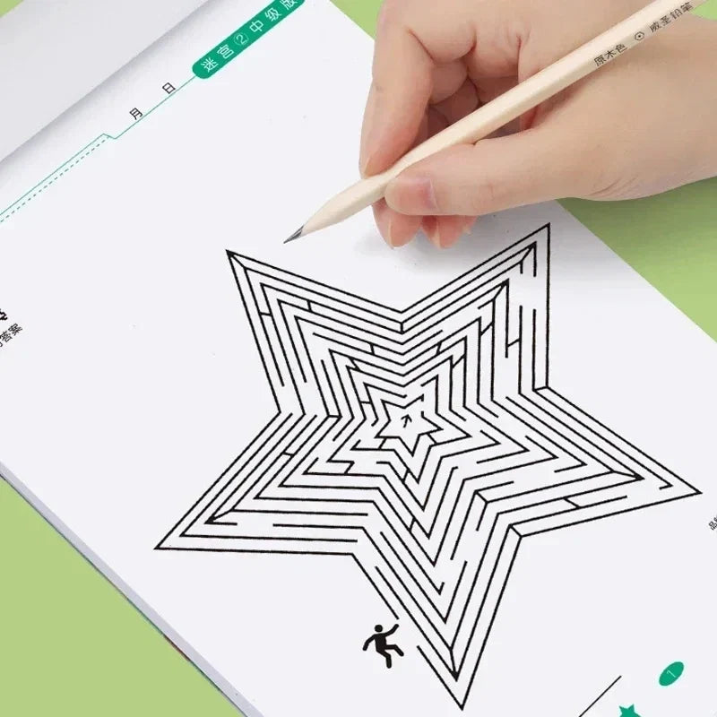 Kid's Maze Game Book | Educational Learning Toy for Concentration Training