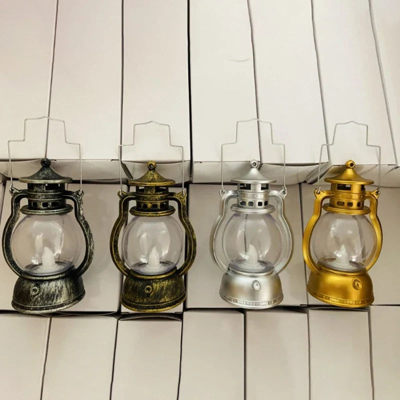 Retro Oil Lamp Halloween Lantern | Decorative LED Party Light