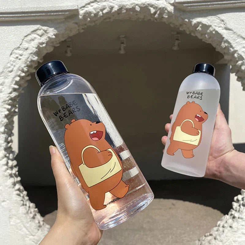 1000ml Panda Water Bottle | Leak-Proof Reusable Drinkware