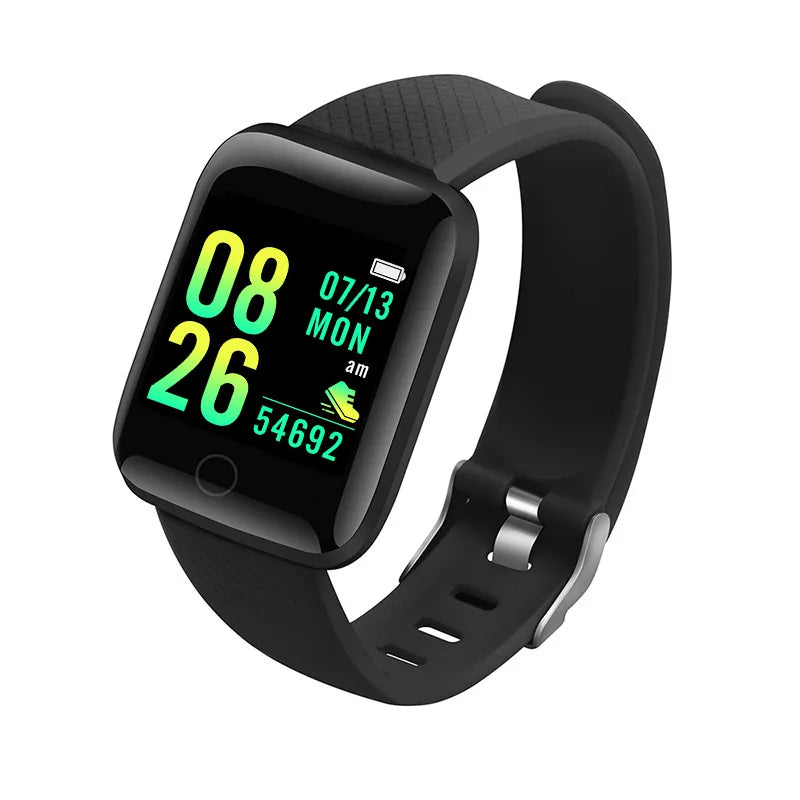 116 Smartwatch for Men Women | Fitness Tracker with Heart Rate Monitor and Message Alerts