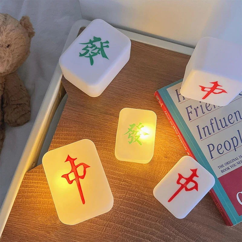 Mahjong Night Light | Soft LED Sleep Light with Eye Protection
